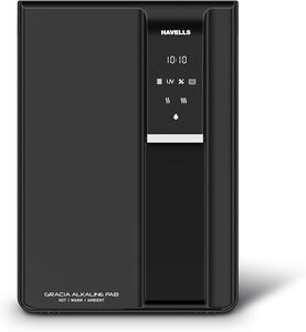 Havells Gracia FAB Alkaline Water Purifier (Black), RO+UV+Alkaline,