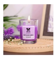 Instamart | Iris Lavender Home Fragrance Shot Glass Candle (40 g, Purple)