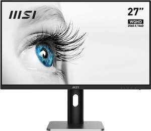 MSI 68.58 cm (27 inch) WQHD IPS Panel with eye-friendly technolog...more