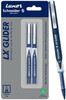LX Glider ( Blue + Black ), Refillable, Hybrid Tip, Smooth Glide, Liquid Ink Roller Ball Pen on Flipkart