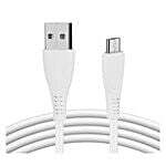 Bestor Fast Charging & Data Transfer Micro USB Cable - 1.5 m, White, 1 Unit