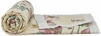 Amazon Brand - Solimo Single Microfiber Quilt|100% Microfiber Exterior|120 GSM|for Mild Winters and Ac Rooms (Lilac Ferns)