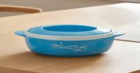 Instamart| Cello Sapphire Inner Stainless Steel Insulated BPA Free and Food Grade Serving Casserole (1.5L, Blue) 