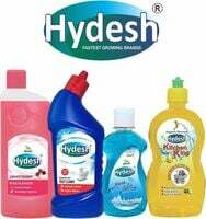 Hydesh Cleaning Combo Set Floor Cleaner, Toilet Cleaner, Dish Wash, Hand Wash Liquid Toilet Cleaner (4 x 0.44 L)