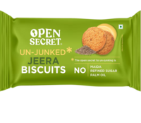 Open Secret Jeera Biscuit Cookies | Protein & Fiber Packed | Healthy Snacks | No Added Maida No Refined Sugar No Palm Oil | Unjunked Biscuit | 40G - Pack of 6