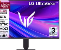 LG 24G411A 60.4 cm(24 Inch) Ultragear FHD(1920 x 1080) IPS Gaming Monitor, 1ms MBR, 144Hz (O/C), HDR10, NVIDIA G-Sync Compatible, AMD FreeSync, HDR10, HDMI, DP, HP Out, Anti-Glare, Slim Stand, Black