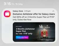 JioHotstar  Subscription Super Rs 119 only for 3 Months - Only Samsung Users  Using Galaxy Store App