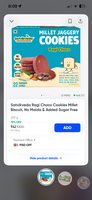 Ragi Choco Cookies Millet Biscuit