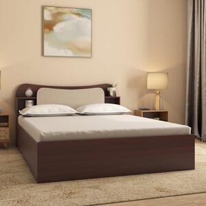 Nilkamal Daffodil Wooden Queen Bed with Box Storage 