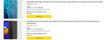 Amazon | Mobile Covers & Screen Guard Starting From Rs 22
