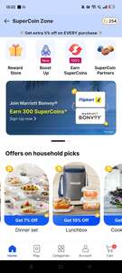 Flipkart X marriot bonvoy 300 supercoin for signing up live again