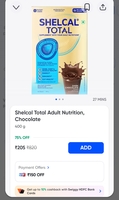 400gm Shelcal Total Adult Nutrition, Chocolate