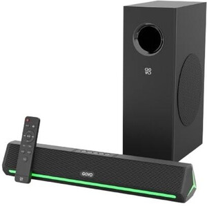 GOVO Gosurround 600 90 W Bluetooth Soundbar (Platinum Black, 2.1 Channel)