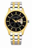Matrix Luxury Style Men’s Analog Watch | Two Tone Chain Strap Watch with Day Date Feature | for Men & Boys

