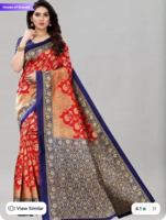 Moda Rapido Floral Poly Georgette Saree