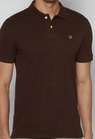 Allen Solly Men’s Polo T‑Shirt | Comfortable Rich Cotton Blend, Band Collar, Regular Fit | Stylish & Premium All Day Wear