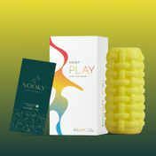 Zepto | [Age 18+] | Nooky Moan 2 in 1 Intimacy Kit Mens Stroker and Aphrodisiac Chocolate