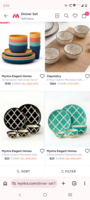 Myntra | Dinner Set : Upto 83% Off + 20% Off  Coupon Code