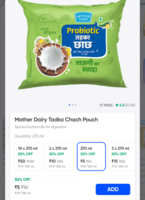 Mother Dairy Tadka Chach Pouch 