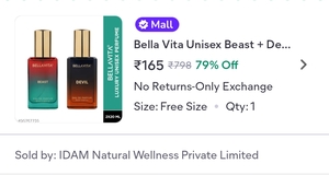 Bellavita Beast + Devil Perfume (2 x 20ml)