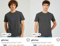 Glitchez Clothing Starts ₹149