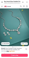 Necklace set with earrings 