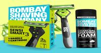 Bombay Shaving Company Sensi Smart 3 Value Pack Razor with Shaving Foam