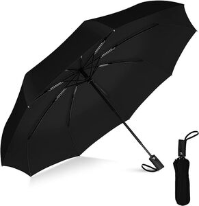 Kerok Portable Auto Travel Umbrella - Windproof for Rain