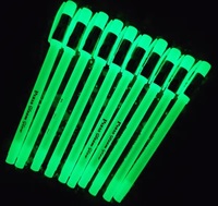 Gleam Glow in the Dark Ball Pens, Pack of 10 – (BlueInk) (10)