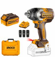 Ingco 20V 850NM Lithium-ion Impact Wrench, CIWLI2085 @1190