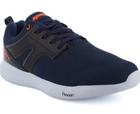 SPARX Mens Sm-500 Navy Blue Neon Orange Running Shoe - 9 UK (SM-500)