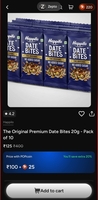 [POP UPI] Hapillo Premium Date Bite 20gm - Pack of 10