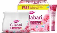 Dabur Gulabari Moisturizing Cold Cream 100gm + Lip Balm 8gm (Free)