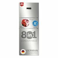 Bosch 302L, 3 Star, MaxFlex Convert Frost Free Triple Door Refrigerator (CMC33S03NI, Fine Steel)