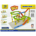 Blix Marble Run Tracks Building Kit STEM Toy (118 Parts) | Desidime