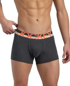 (pack of 2) Jockey FP03 Men's Super Combed Cotton Rib Solid Trunk with Ultrasoft Waistband