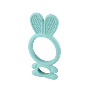 Fisher-Price Newborn Baby Toy Bunny Teether BPA-Free for Tummy Time & Travel Sensory Play for Infants Ages 3+ Months