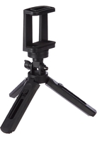 90% Off Amazon Basics Portable & Flexible Mini Tripod with Mobile Holder & 360 Degree Ball Head, for Smart Phones, Compact Cameras, GoPro, Ideal for Shoots, Live Streams, and Video Calls (27 cm)

