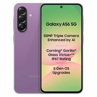₹8000 coupon: Samsung Galaxy A56 5G (Awesome Violet Glow, 8GB, 256GB) @37830