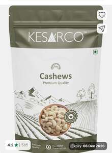 100% Natural Premium Whole Cashews , Kaju nuts, Gluten Free - 1 kg Cashews on Flipkart