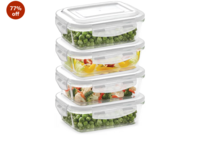 [Price Drop] Borosil KLIP-N-STORE RECTANGULAR - 640 ML (4pc Set) @509
