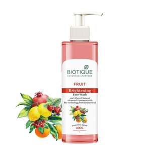 Biotique Fruit Brightening Face Wash| Ayurvedic and Organically Pure 200mL @116