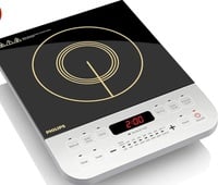 Philips Viva Collection HD4928/01 2100-Watt Induction Cooktop (Black)