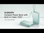 Mi 20000 mAh 22.5 W Compact Pocket Size Power Bank (Luxe Green, Lithium Polymer, Fast Charging for Mobile, Earbuds, Smartwatch, Tablet)