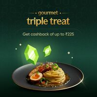 Swiggy: Earn 50, 75, 100rs cashback on gourmet restaurant (Min. order 499)