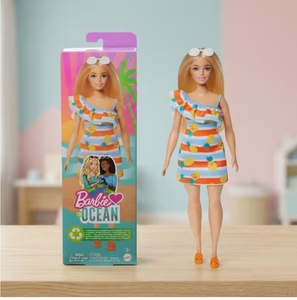 Loot - Barbie Doll, Blonde, Barbie Loves The Ocean, Recycled Plastics