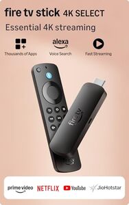 Amazon Fire TV Stick 4K Select (newest model), start streaming in 4K