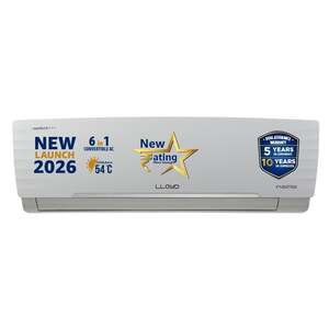 Lloyd 1.5 Ton 3 Star Inverter Split AC, 2026 New Star Rated (6 in 1 Convertible)