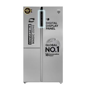 [Quadruple Offer] Haier 598 L 3 Star Frost Free Expert Inverter Smart Sense AI enabled 3-Door Side by Side Refrigerator