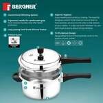 {Lowest} Bergner Sorrento Stainless Steel Outer Lid Pressure Cooker Combo - Induction Bottom
set of 3 Cookers
